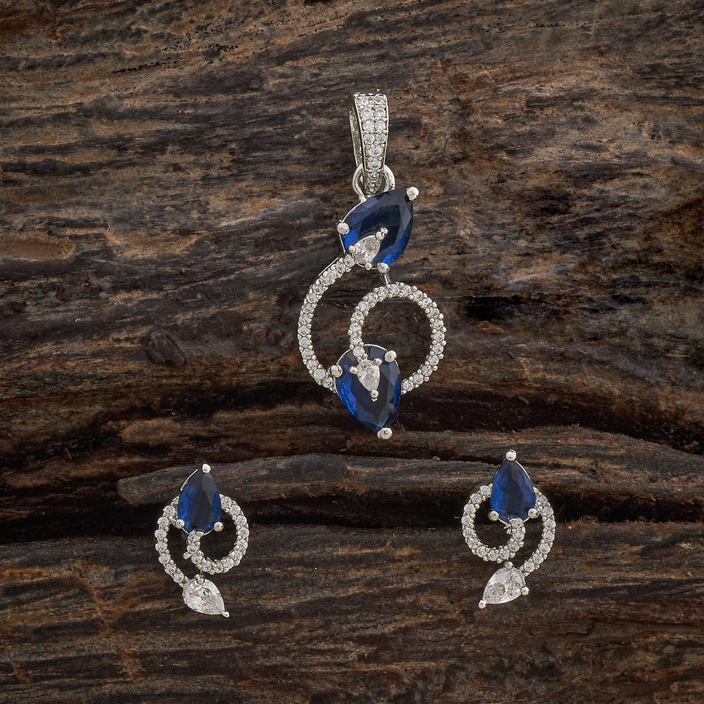Zircon Pendant Set Zircon Pendant Earring 181550