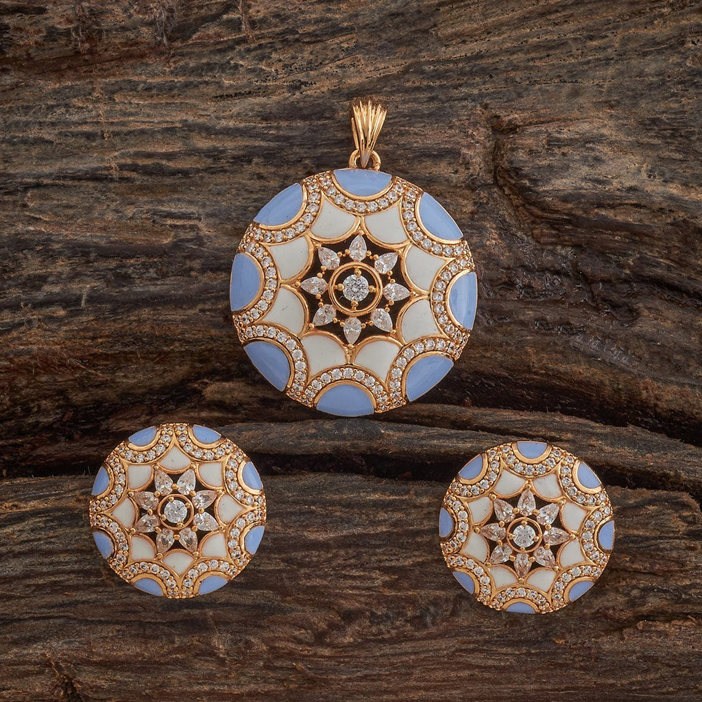 Zircon Pendant Set Zircon Pendant Earring 182632