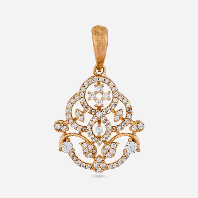 Zircon Pendant Set Zircon Pendant Earring 197466