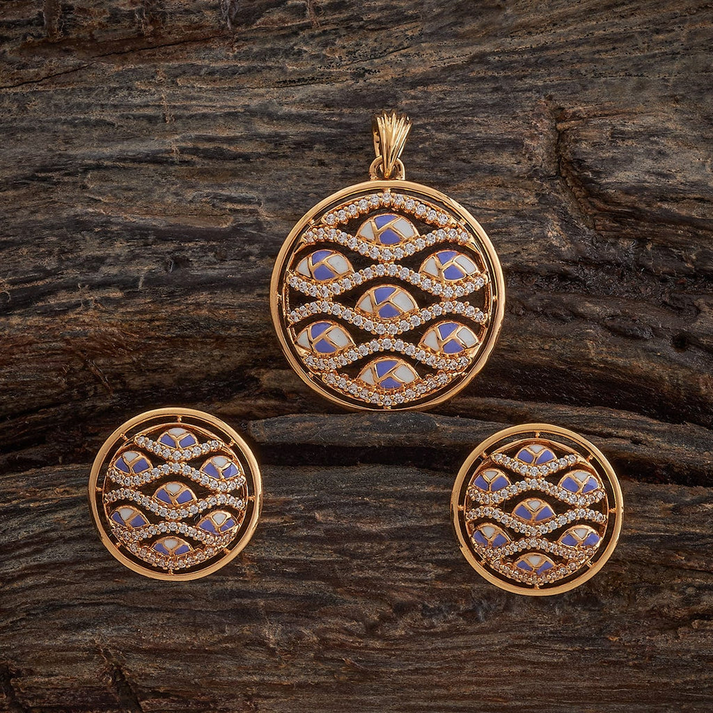 Zircon Pendant Set Zircon Pendant Earring 182628