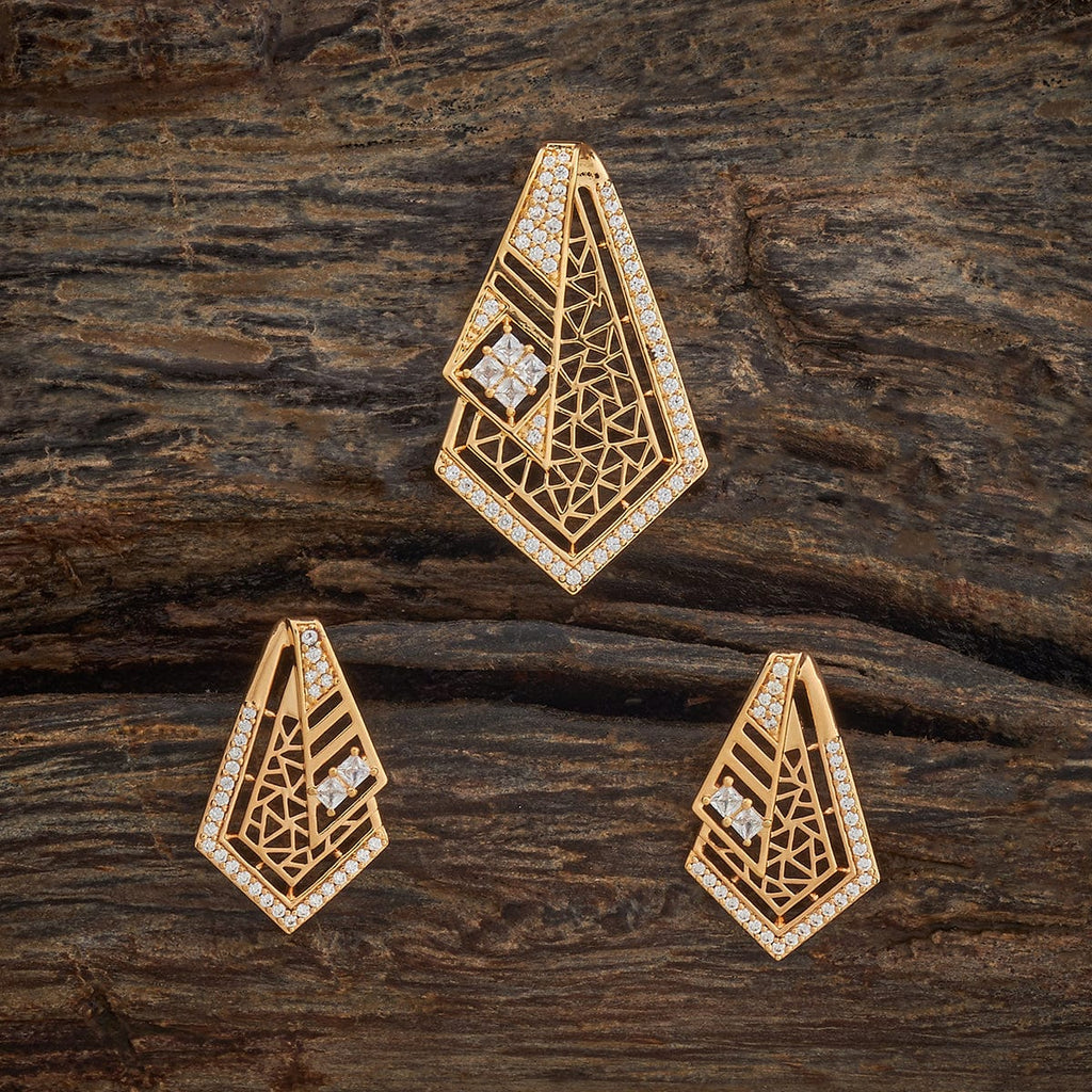 Zircon Pendant Set Zircon Pendant Earring 172966