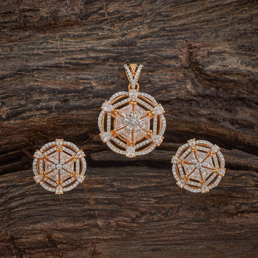 Zircon Pendant Set Zircon Pendant Earring 181216