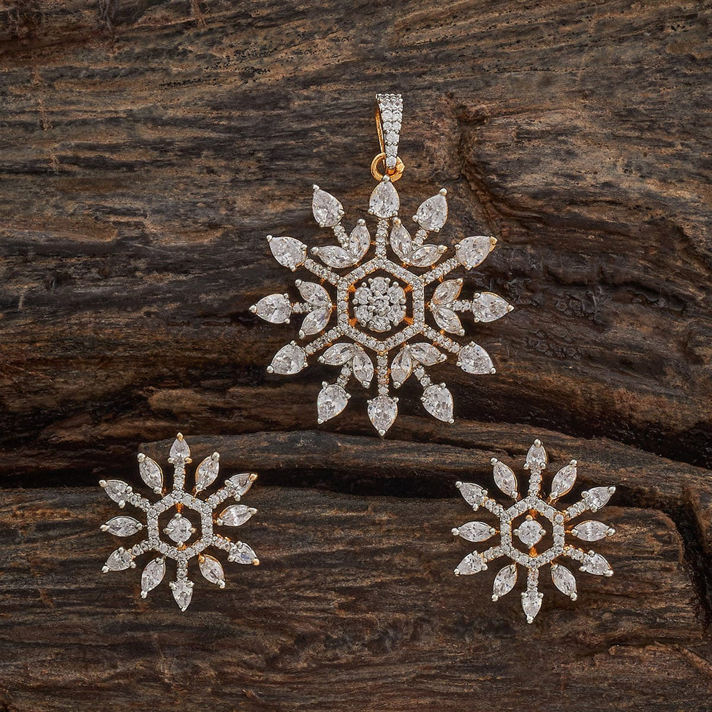 Zircon Pendant Set Zircon Pendant Earring 182474