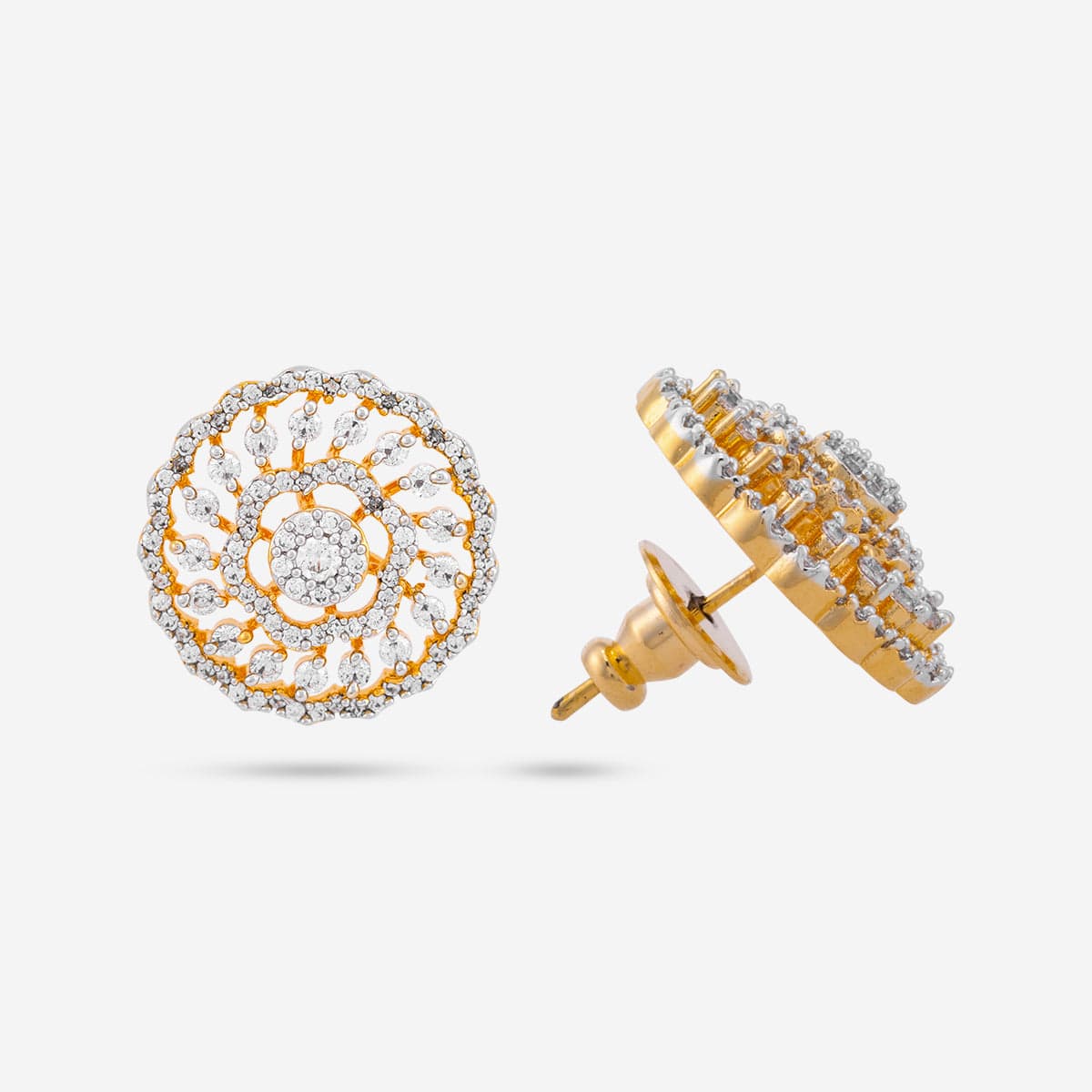 Zircon Pendant Set Zircon Pendant Earring 188889