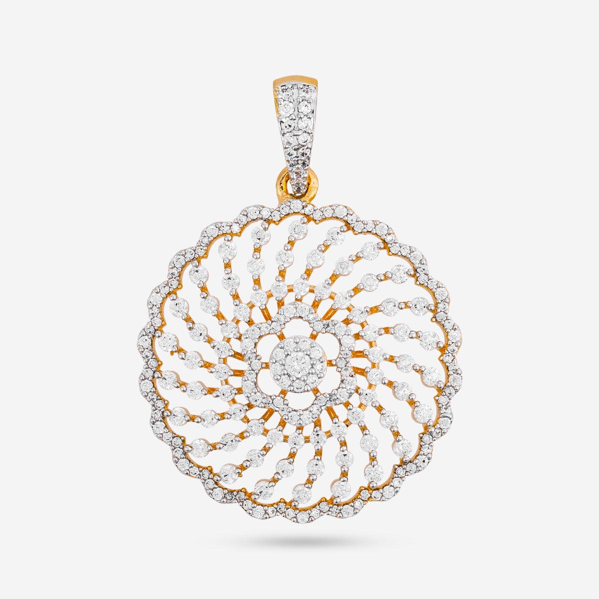 Zircon Pendant Set Zircon Pendant Earring 188889