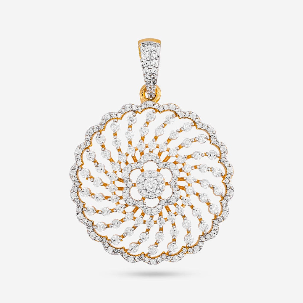 Zircon Pendant Set Zircon Pendant Earring 188889