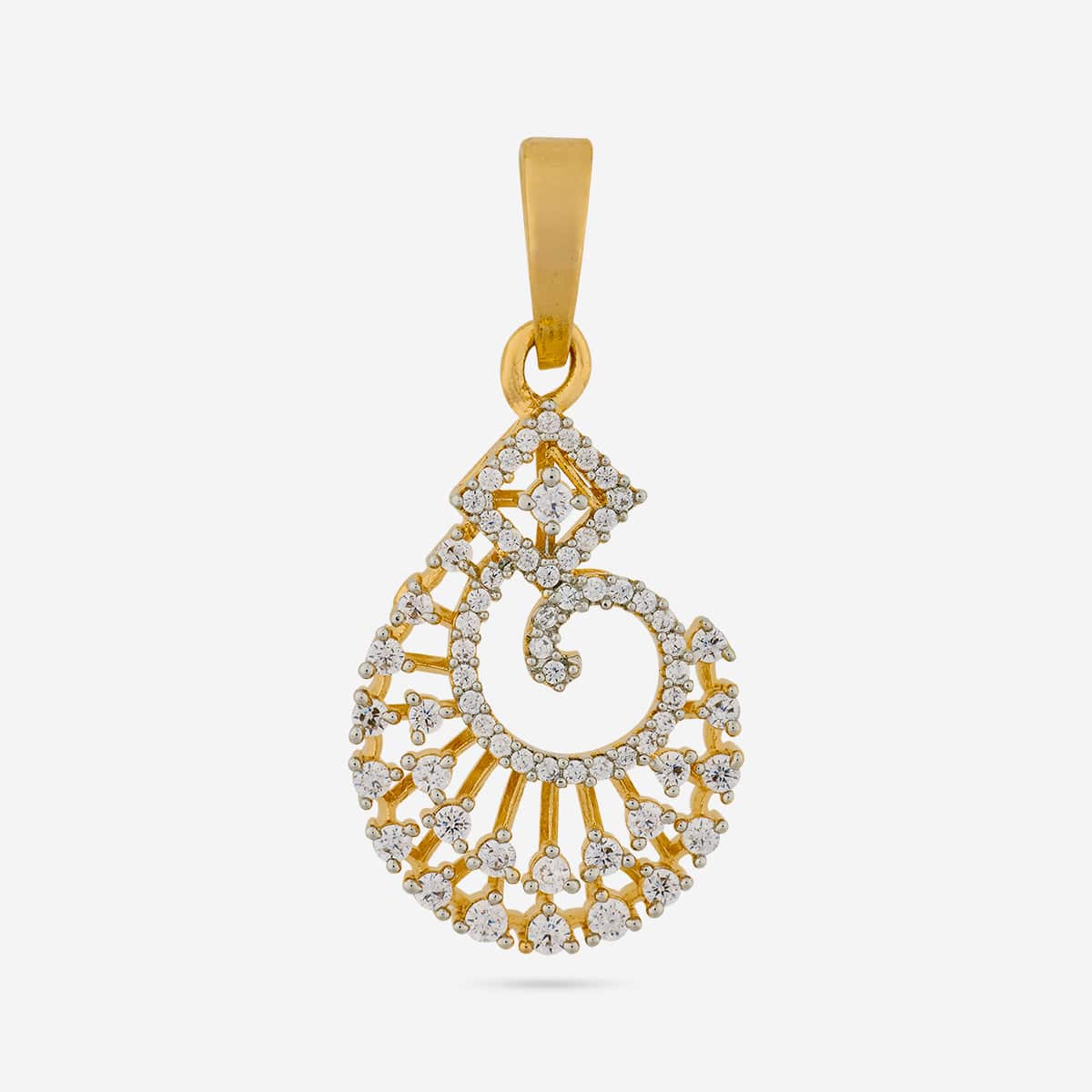 Zircon Pendant Set Zircon Pendant Earring 193733