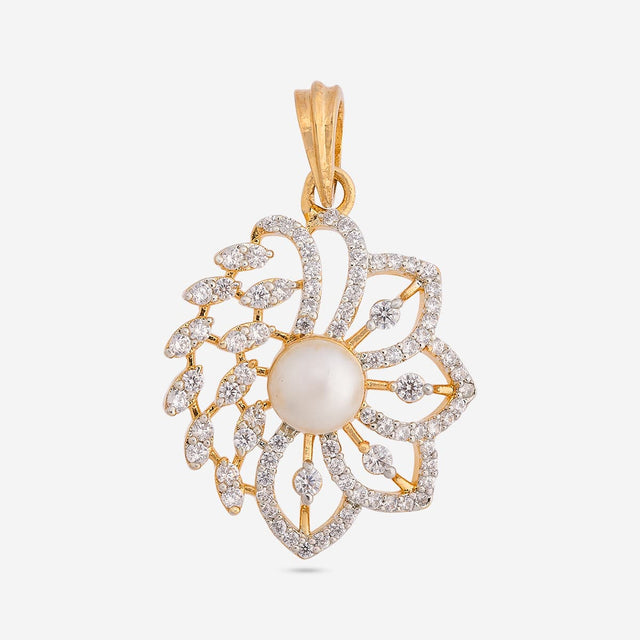 Zircon Pendant Set Zircon Pendant Earring 199231