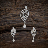 Zircon Pendant Set Zircon Pendant Earring 150303