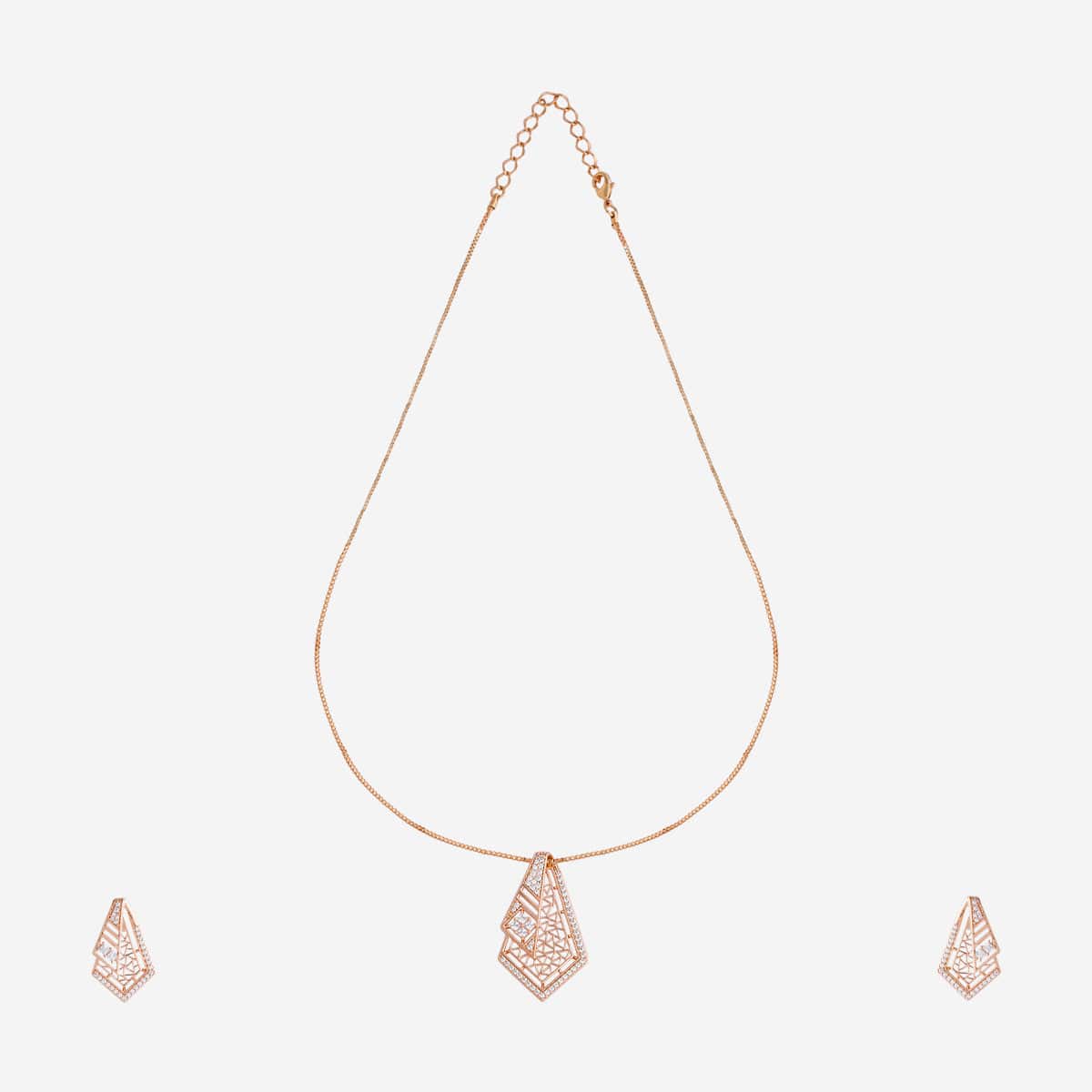 Zircon Pendant Set Dewdrop Delight Gift Set