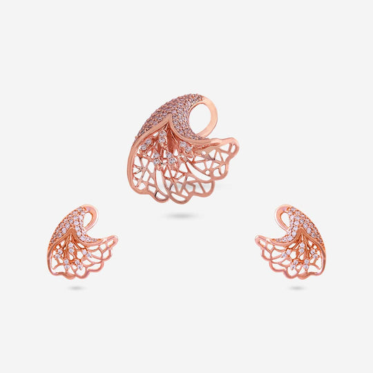 Zircon Pendant Set Zircon Pendant Earring 197205