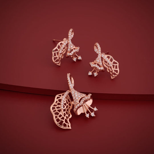 Zircon Pendant Set Zircon Pendant Earring 197750