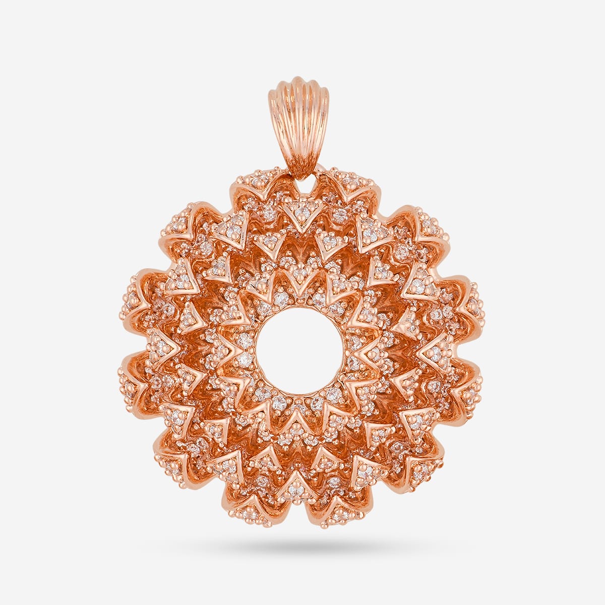 Zircon Pendant Set Zircon Pendant Earring 204643
