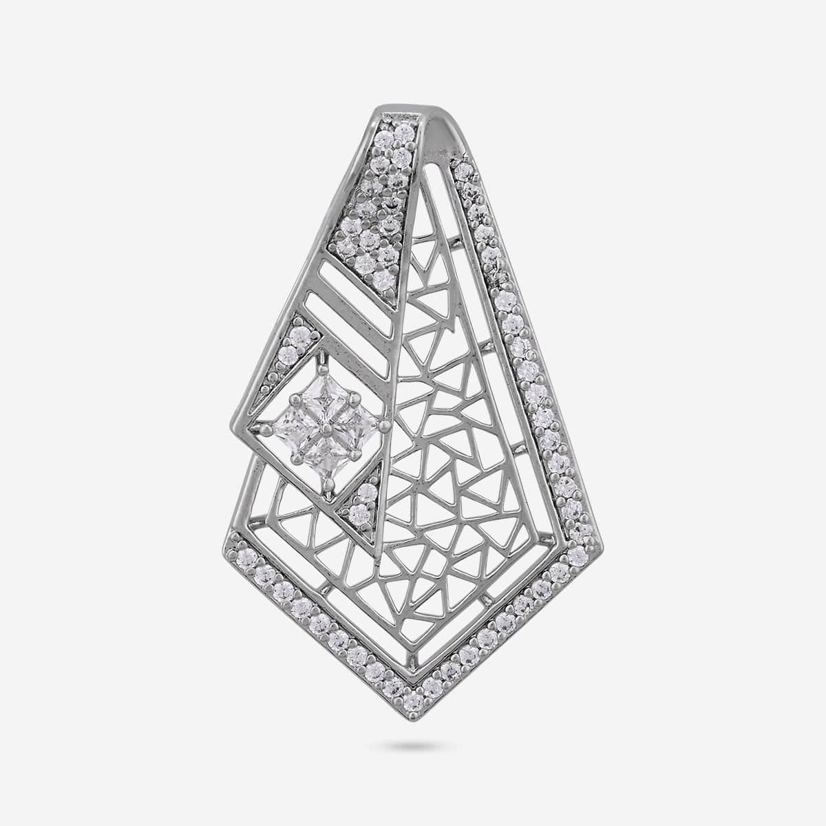 Zircon Pendant Set Zircon Pendant Earring 172966