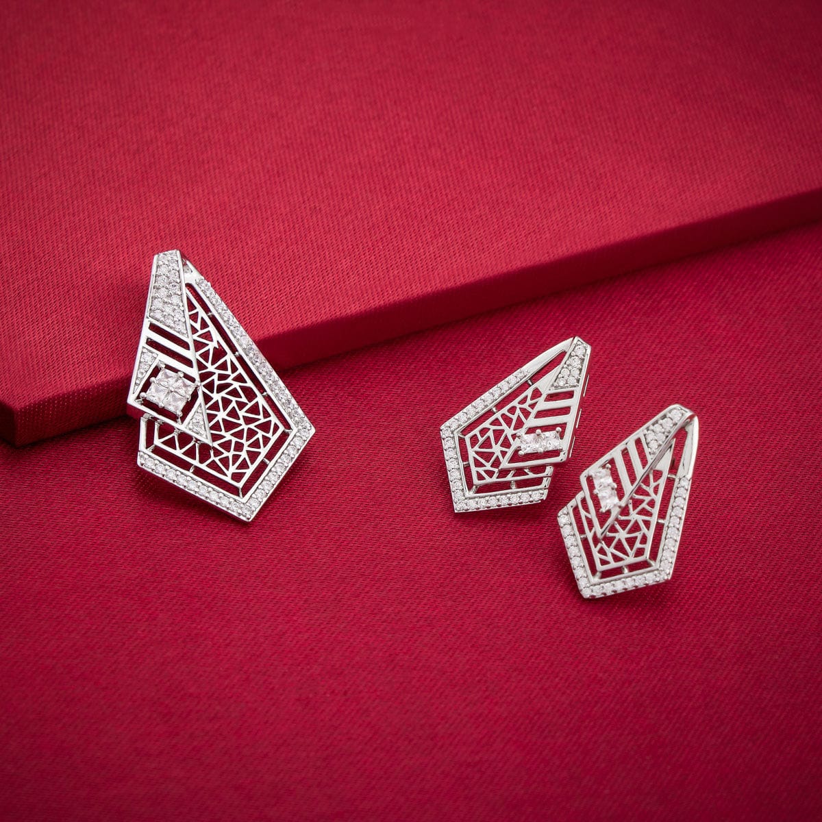 Zircon Pendant Set Zircon Pendant Earring 172966