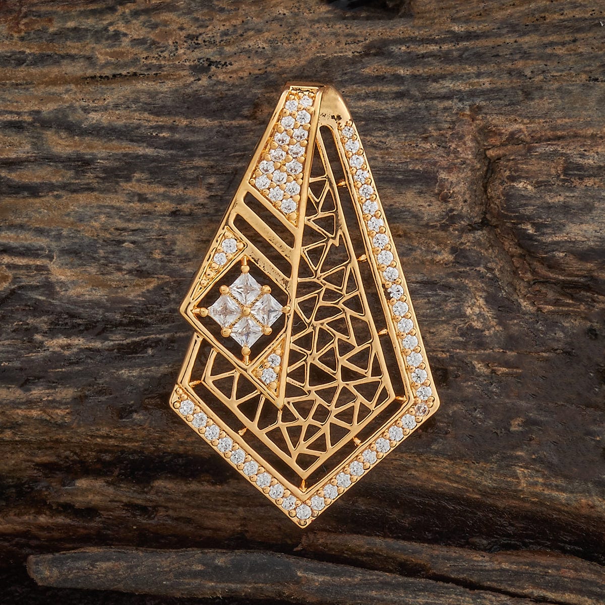 Zircon Pendant Set Zircon Pendant Earring 172966