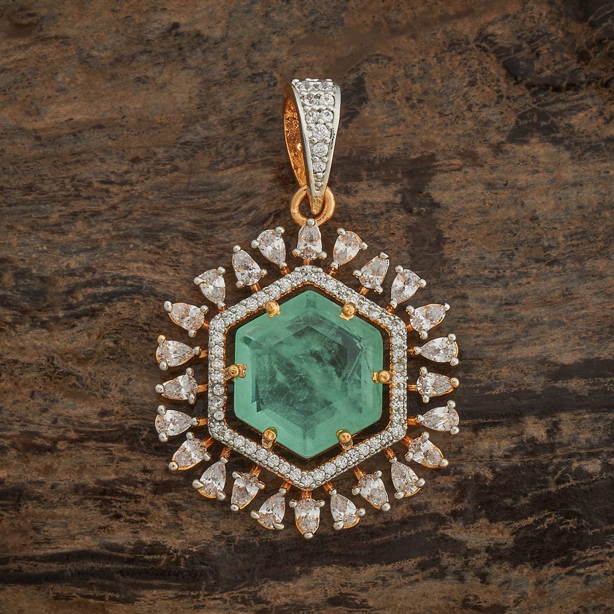 Zircon Pendant Set Zircon Pendant Earring 180316