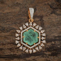 Zircon Pendant Set Zircon Pendant Earring 180316