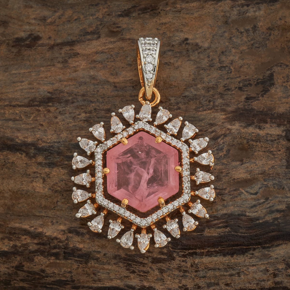 Zircon Pendant Set Zircon Pendant Earring 180316