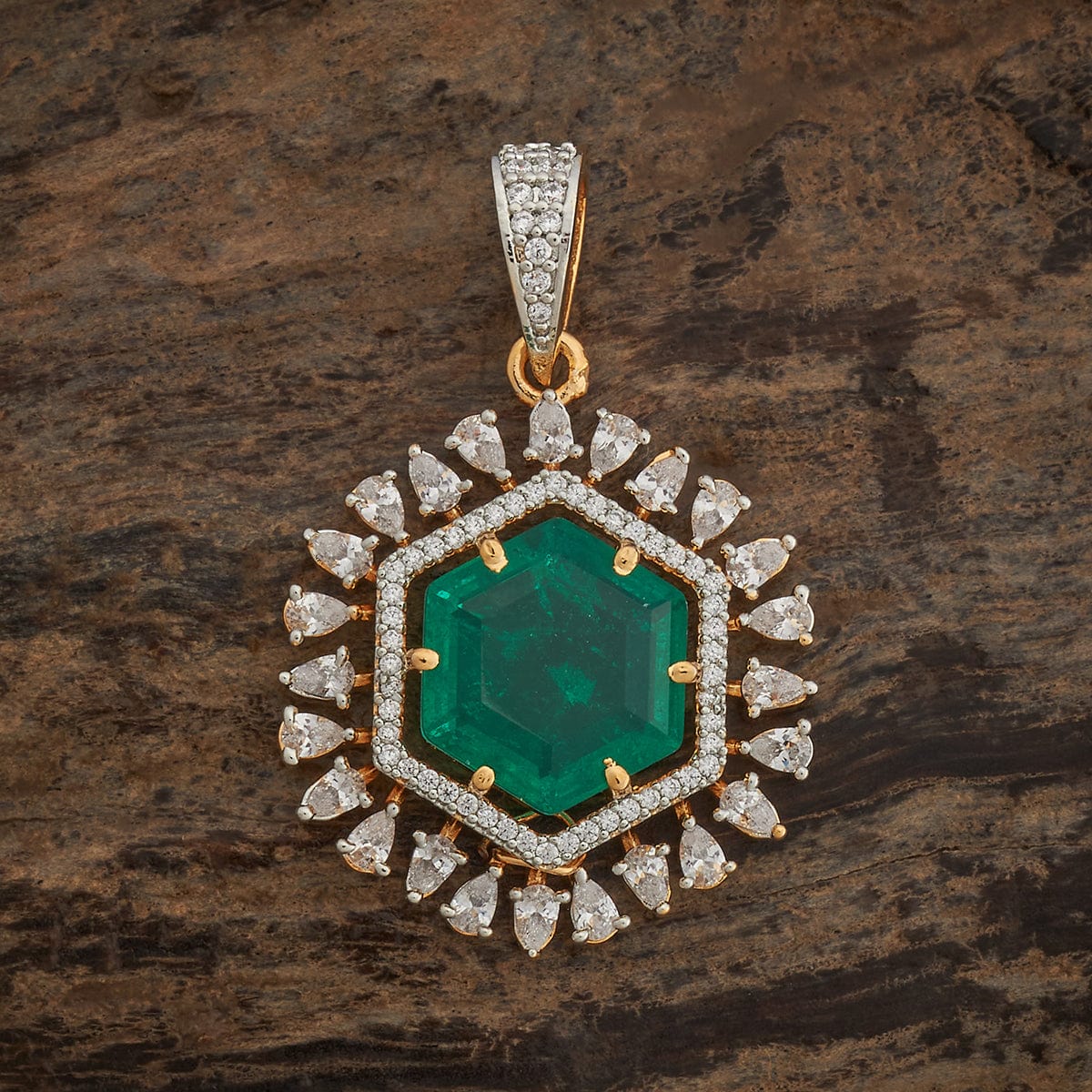 Zircon Pendant Set Zircon Pendant Earring 180316