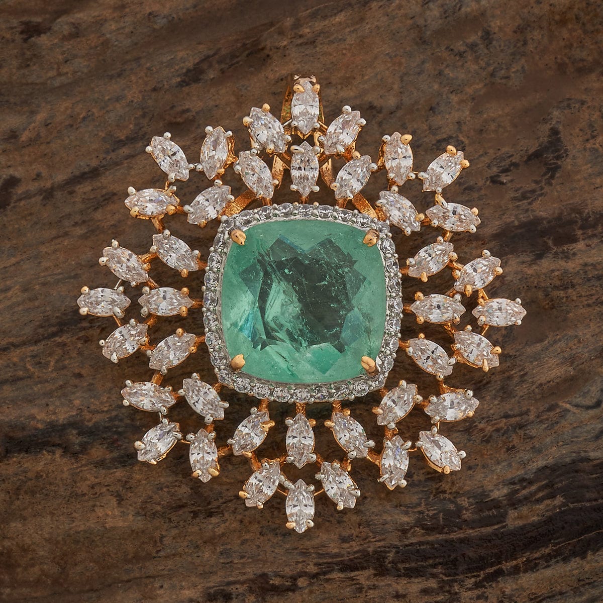 Zircon Pendant Set Zircon Pendant Earring 180322