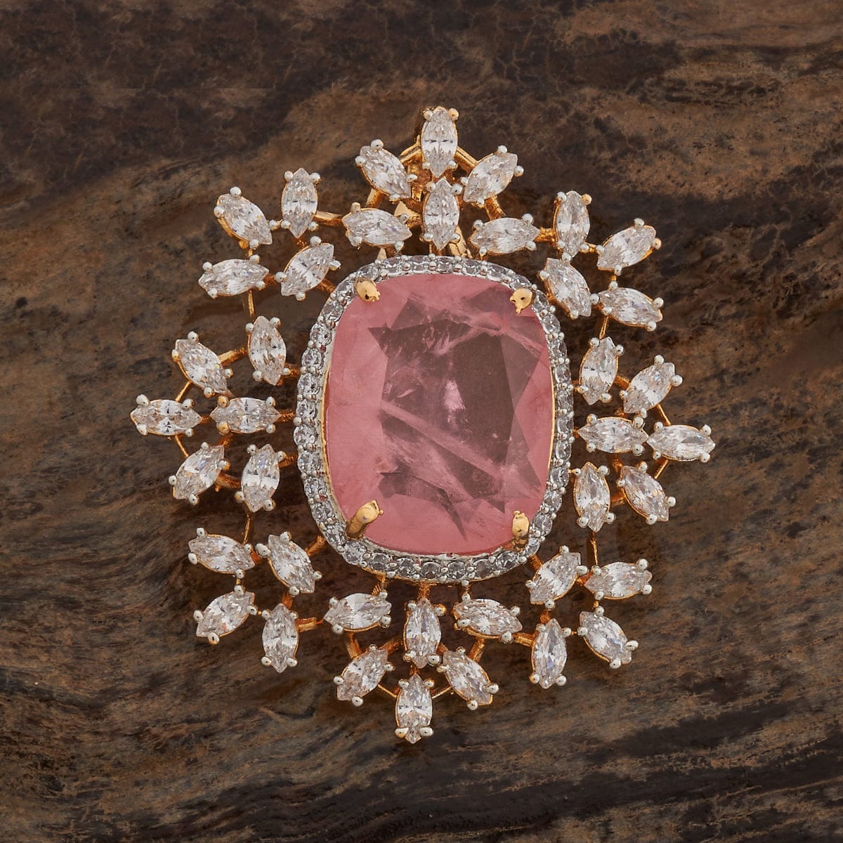 Zircon Pendant Set Zircon Pendant Earring 180324