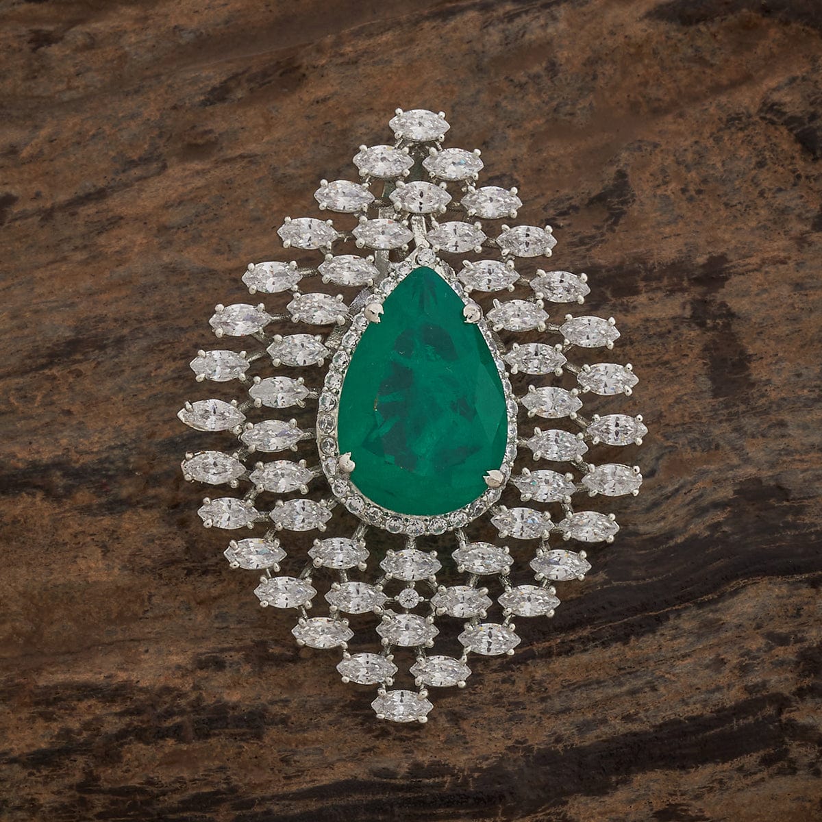 Zircon Pendant Set Zircon Pendant Earring 180325