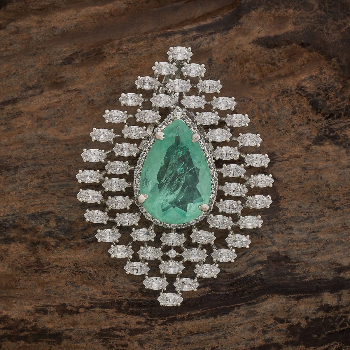 Zircon Pendant Set Zircon Pendant Earring 180325