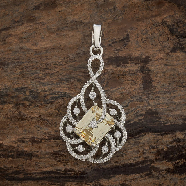 Zircon Pendant Set Zircon Pendant Earring 181213