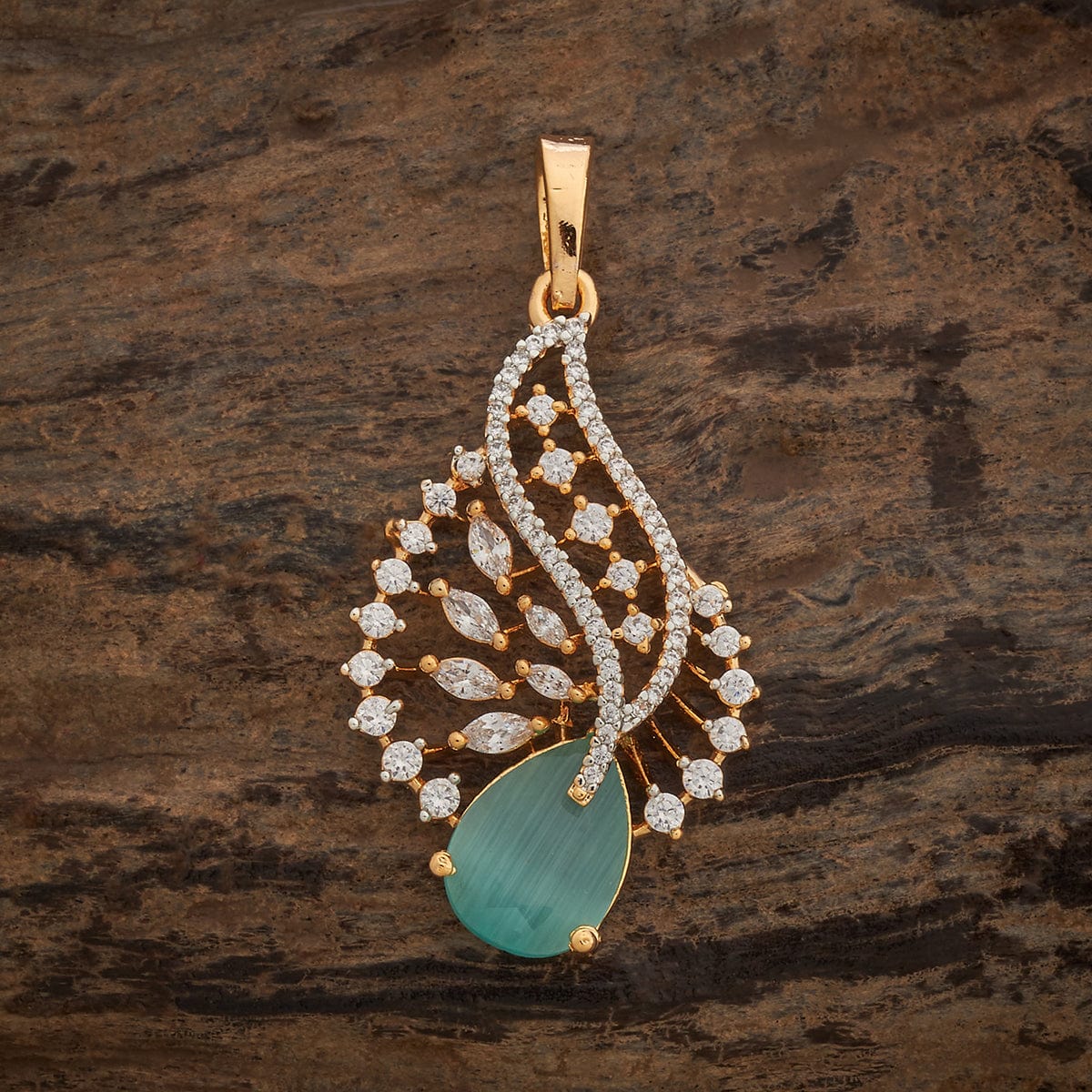 Zircon Pendant Set Zircon Pendant Earring 181214