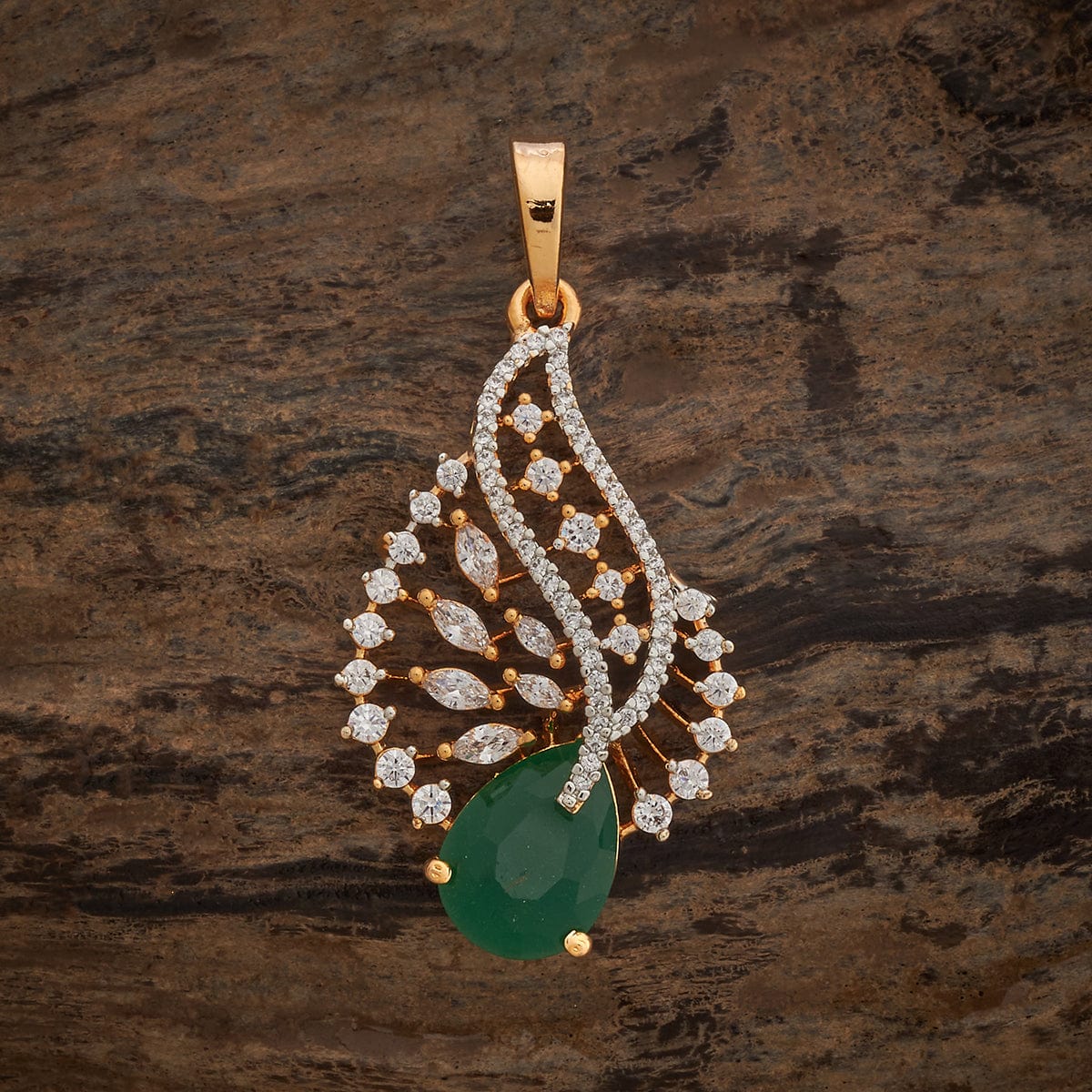 Zircon Pendant Set Zircon Pendant Earring 181214