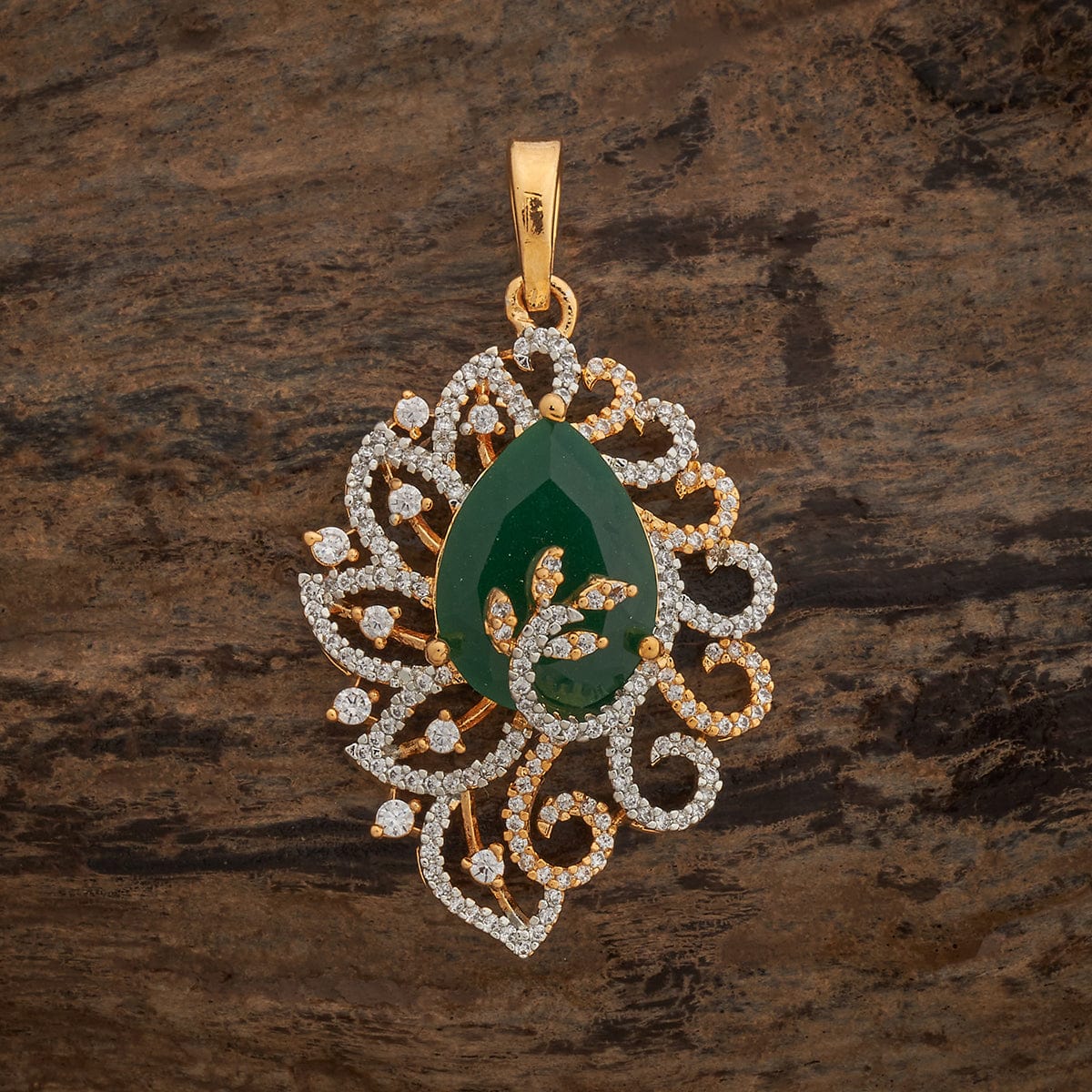 Zircon Pendant Set Zircon Pendant Earring 181215