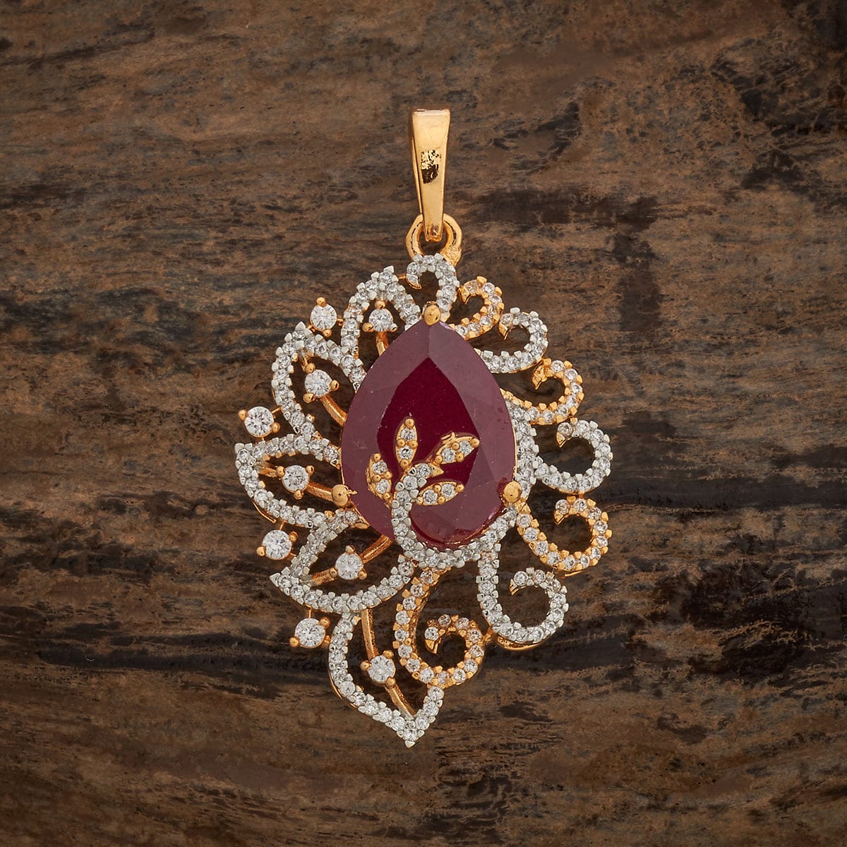 Zircon Pendant Set Zircon Pendant Earring 181215