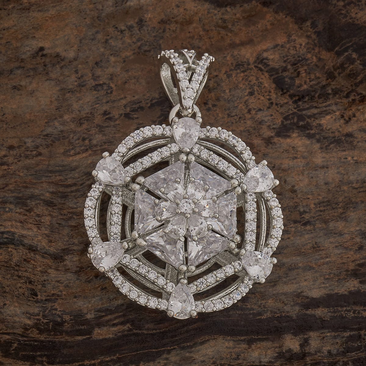 Zircon Pendant Set Zircon Pendant Earring 181216