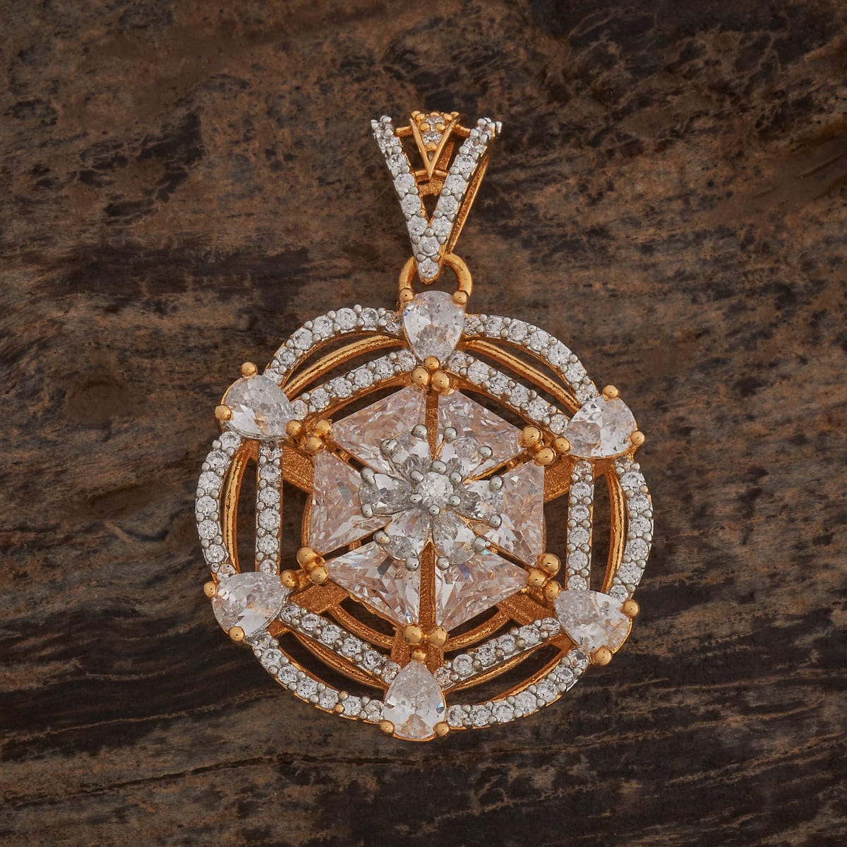 Zircon Pendant Set Zircon Pendant Earring 181216