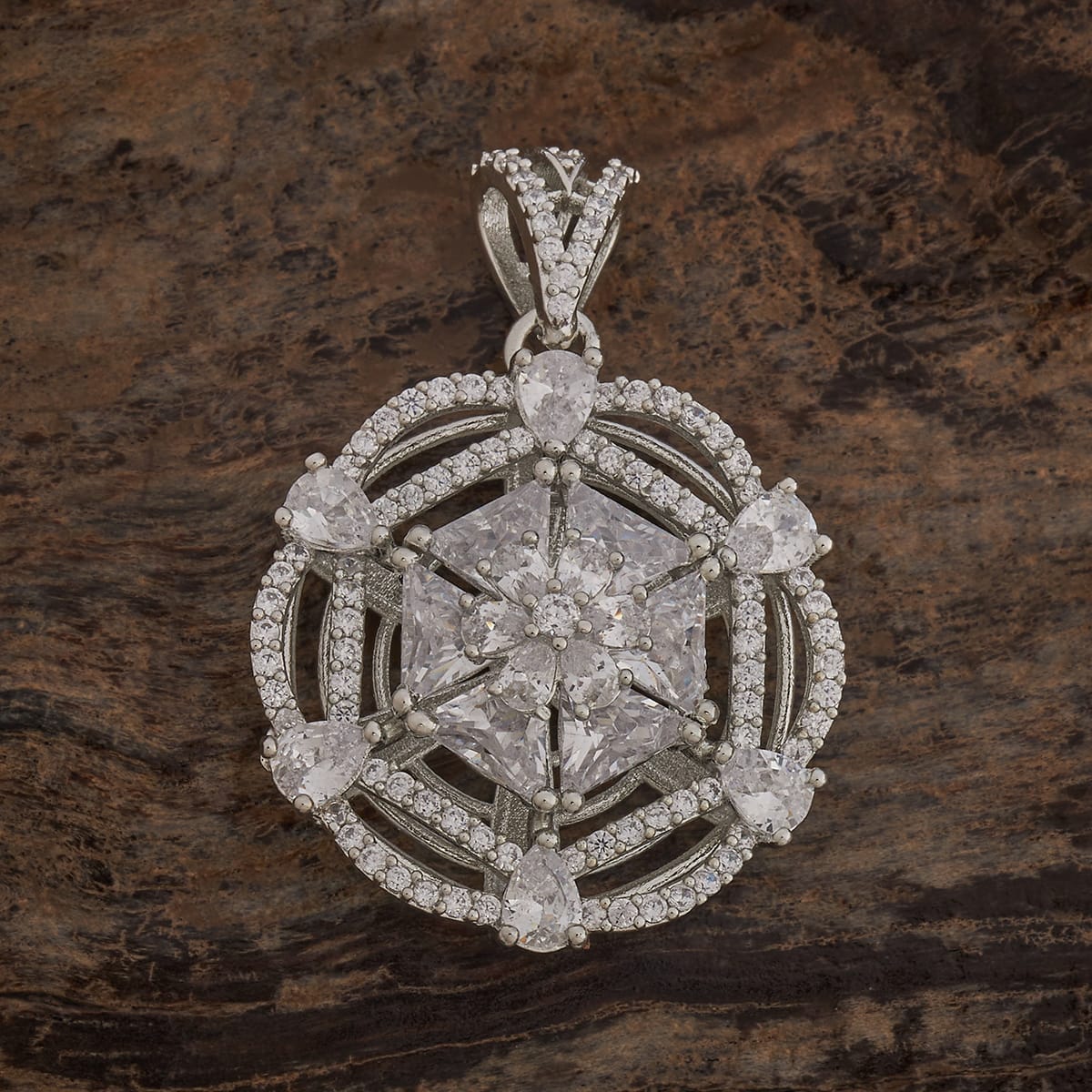 Zircon Pendant Set Zircon Pendant Earring 181216