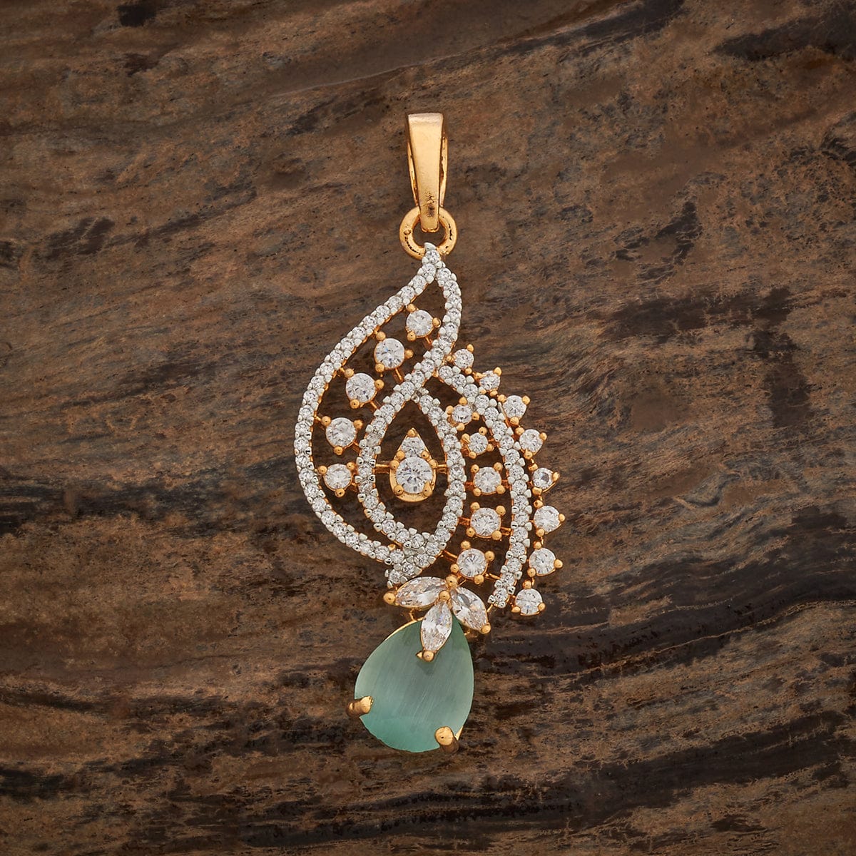 Zircon Pendant Set Zircon Pendant Earring 181217