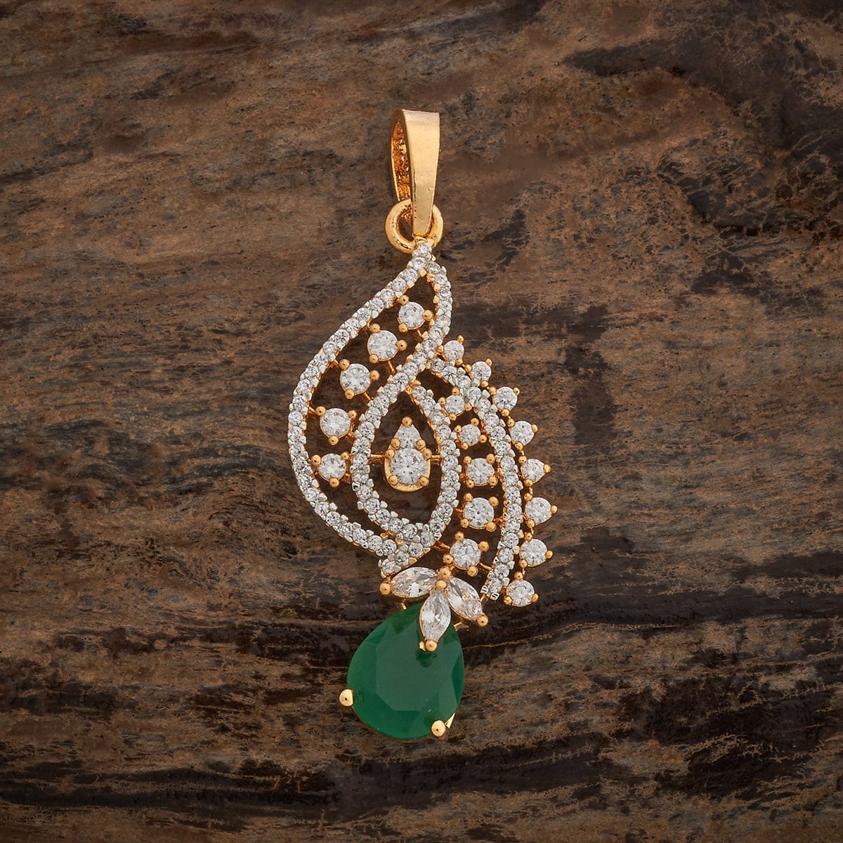 Zircon Pendant Set Zircon Pendant Earring 181217