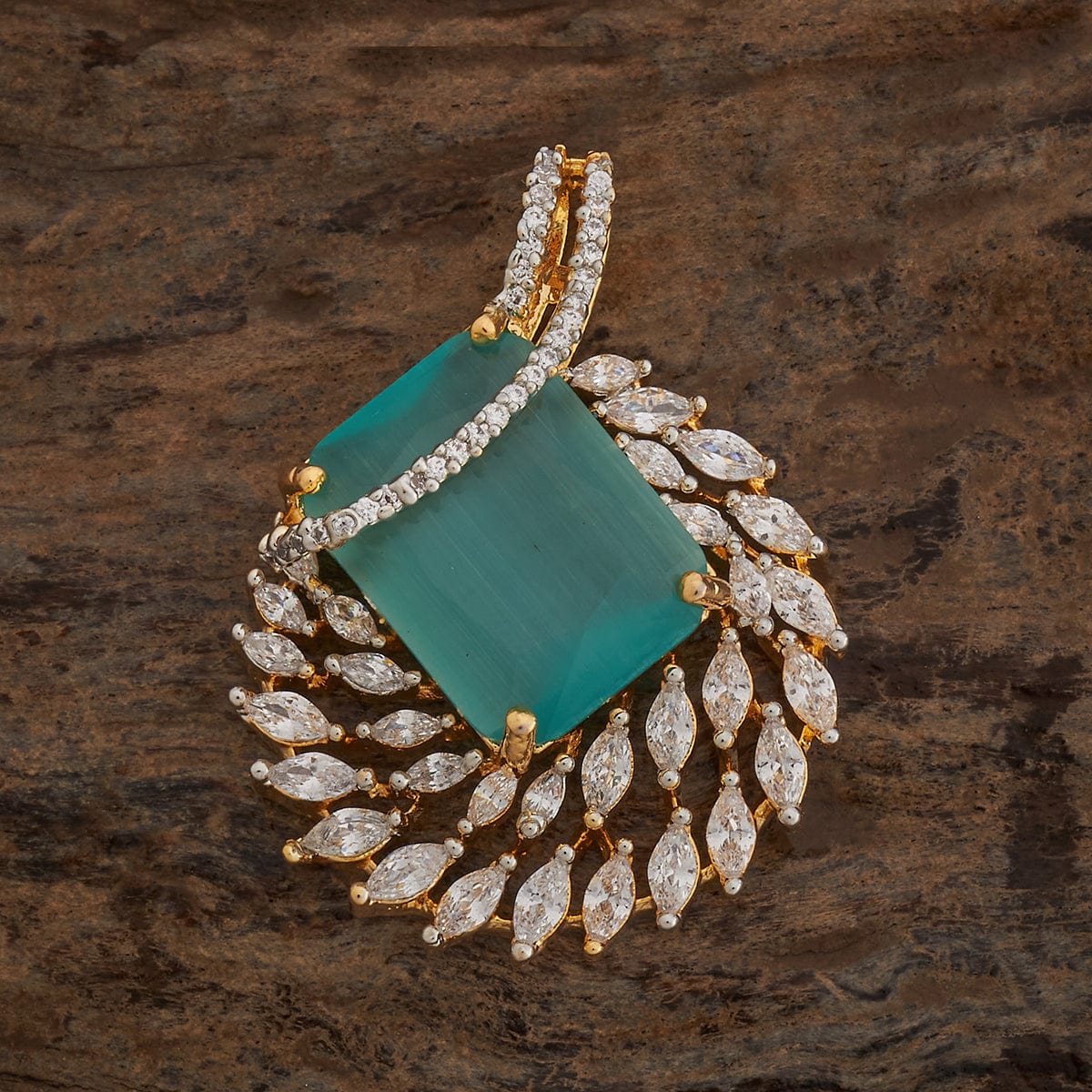 Zircon Pendant Set Zircon Pendant Earring 181542