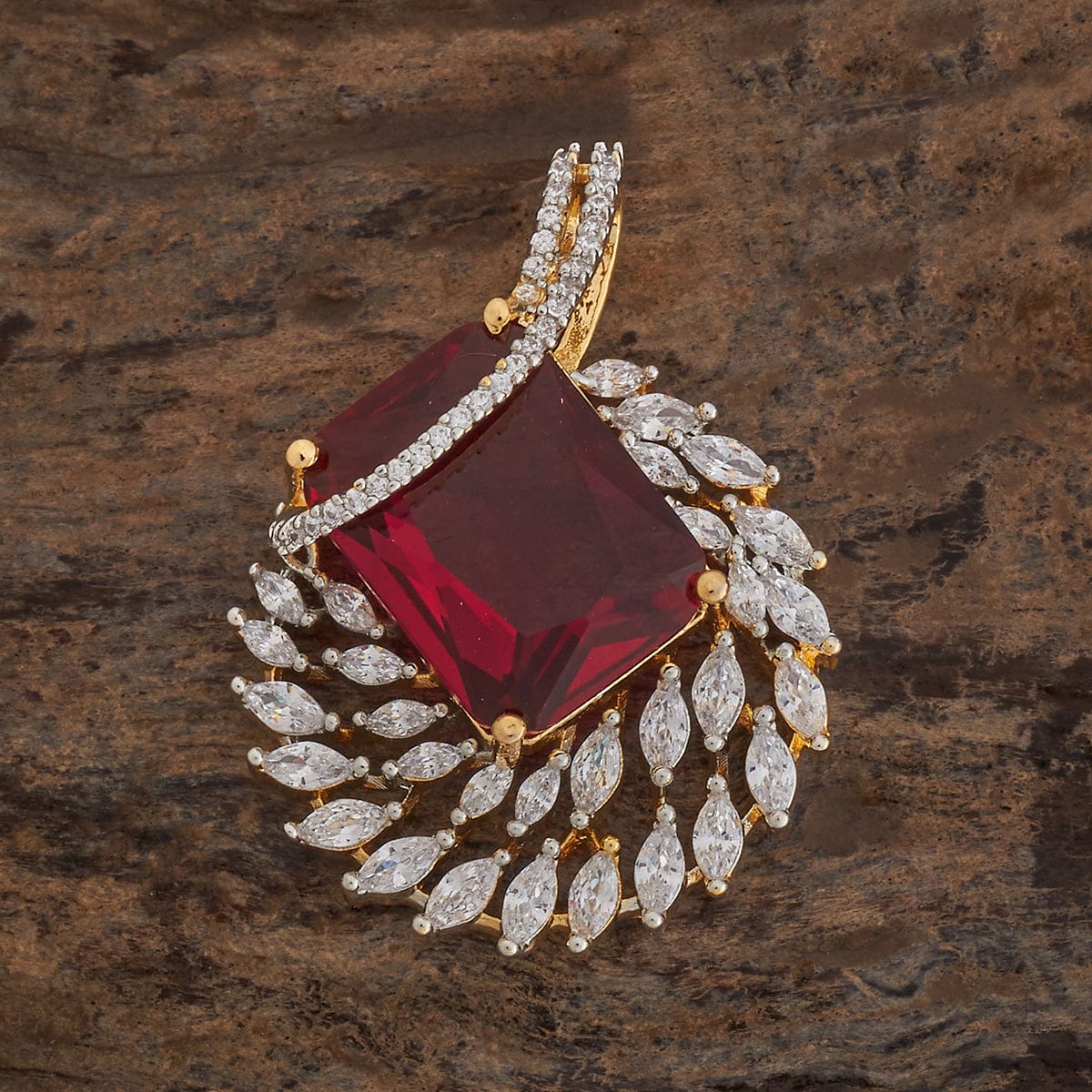 Zircon Pendant Set Zircon Pendant Earring 181542