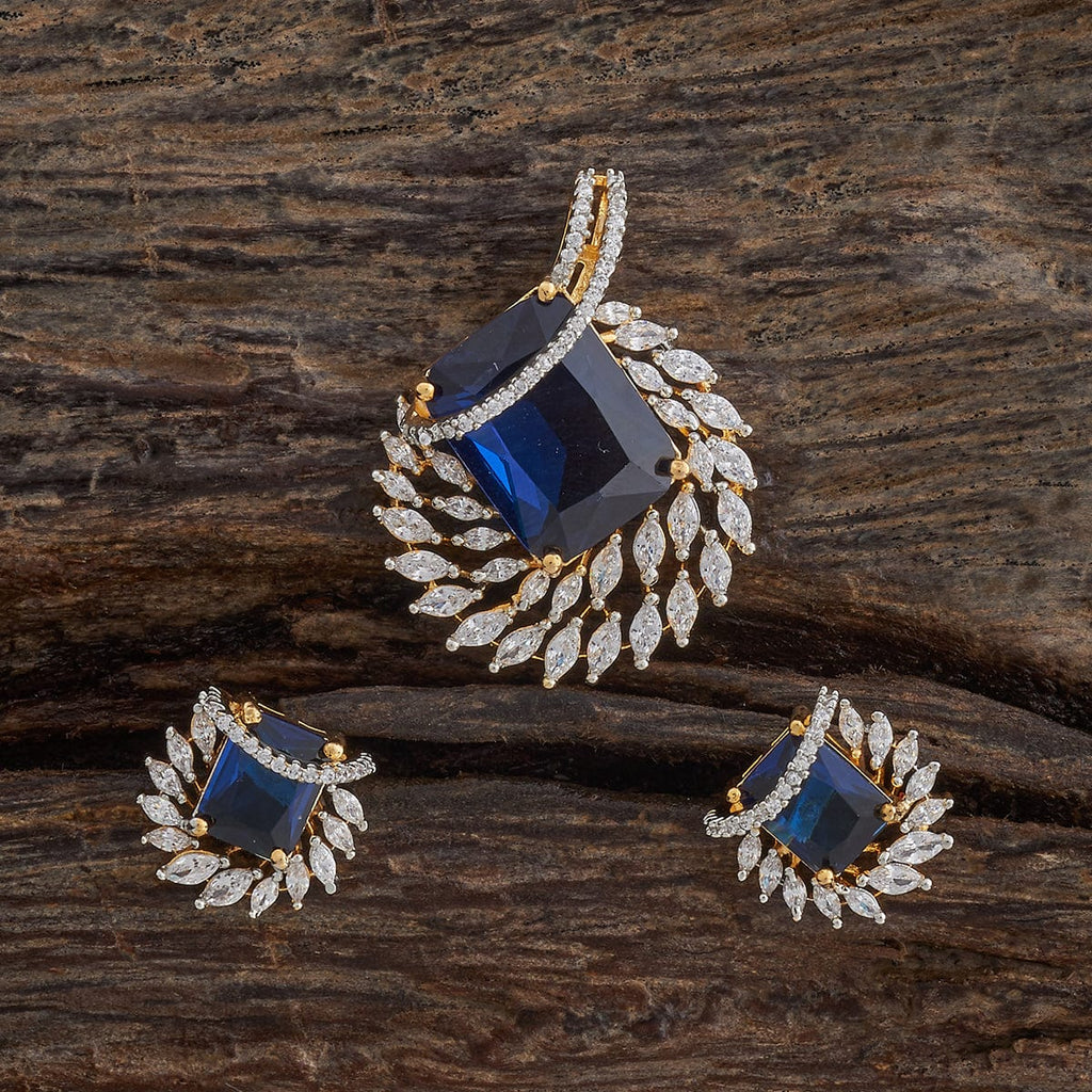 Zircon Pendant Set Zircon Pendant Earring 181542