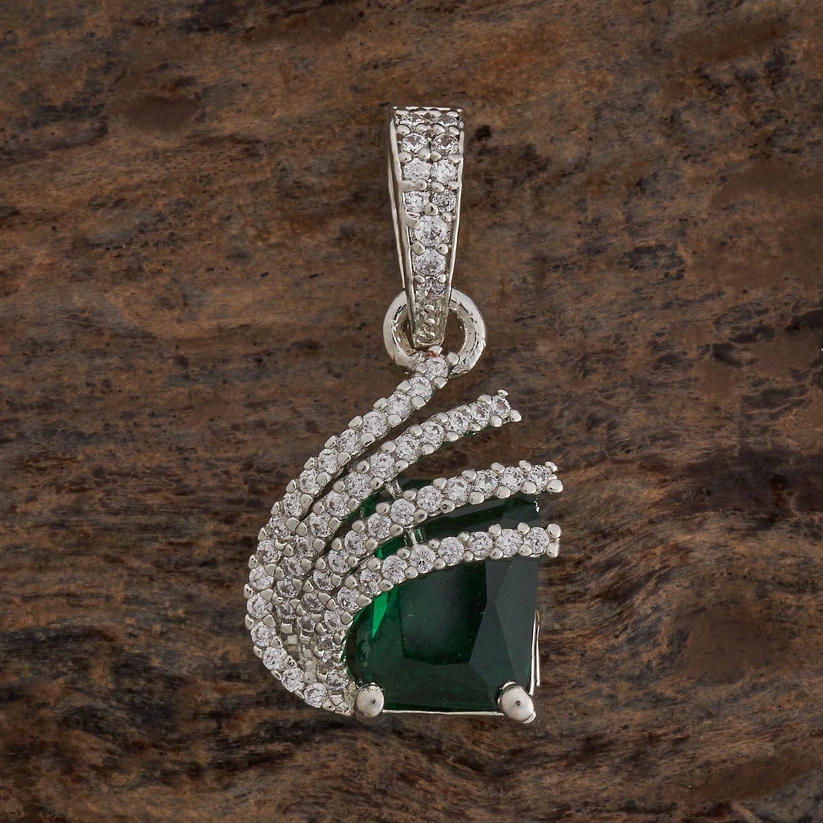 Zircon Pendant Set Zircon Pendant Earring 181544