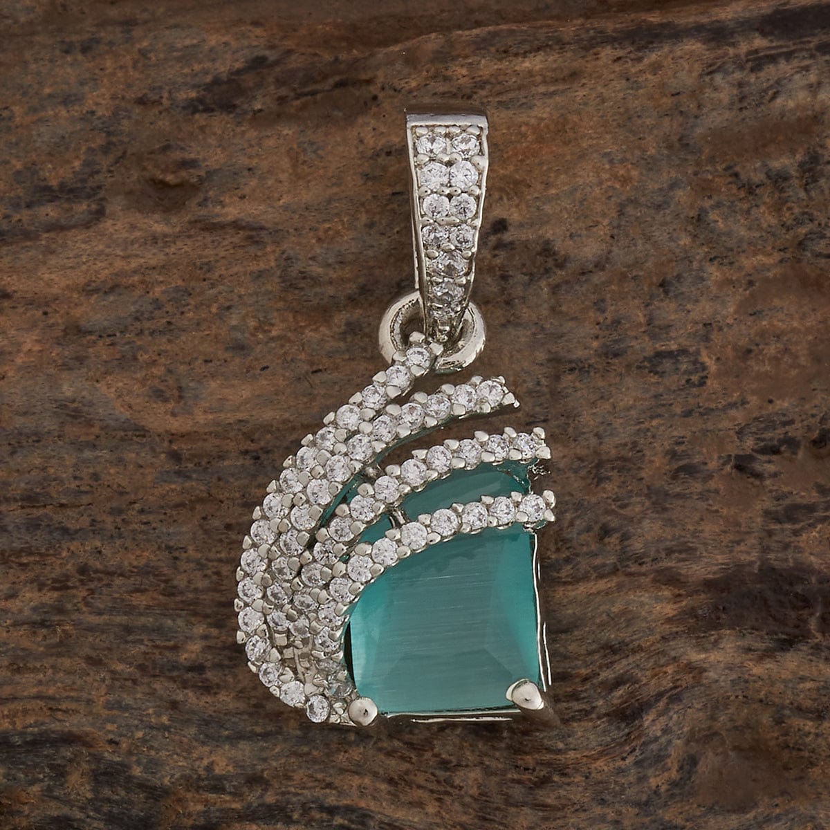 Zircon Pendant Set Zircon Pendant Earring 181544