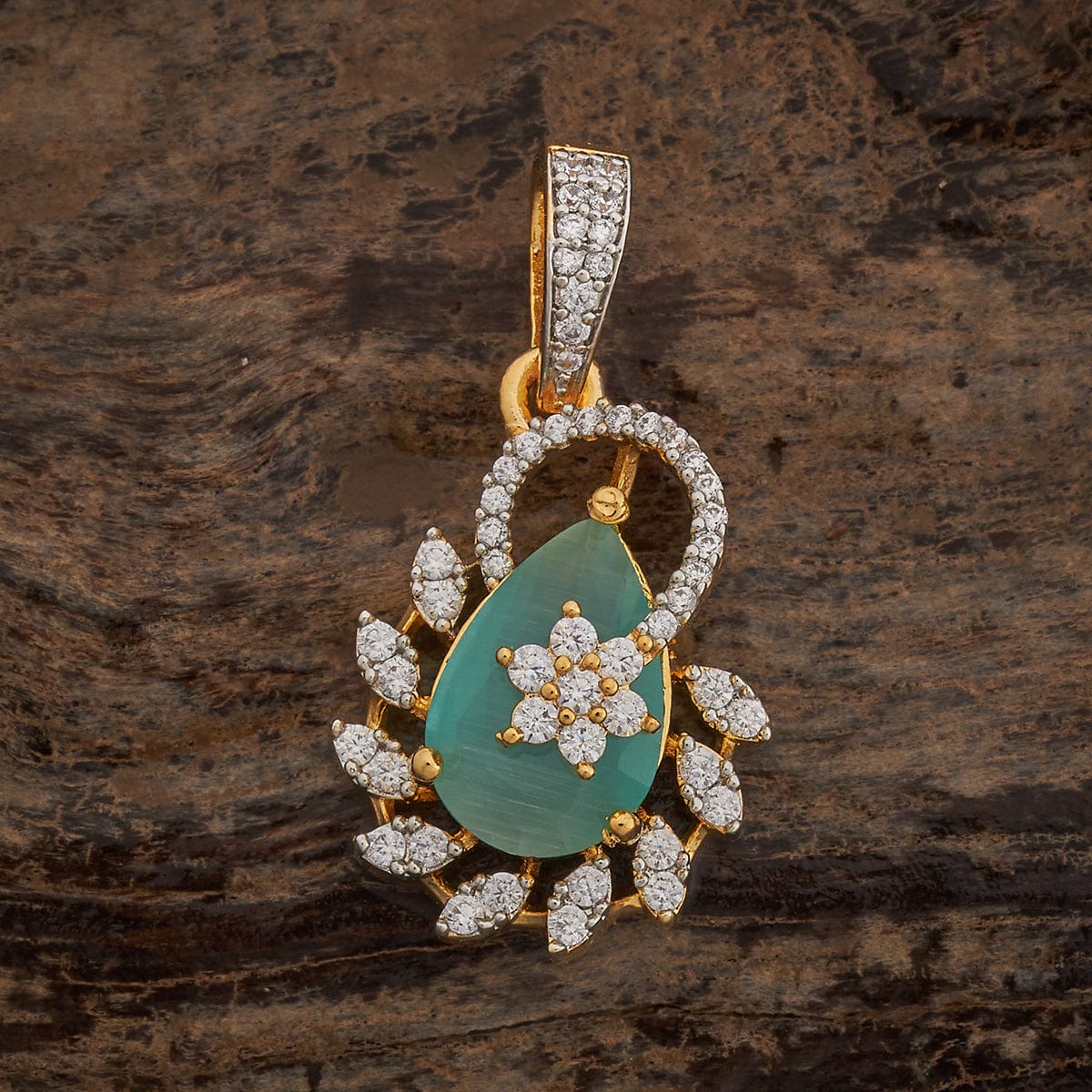 Zircon Pendant Set Zircon Pendant Earring 181546