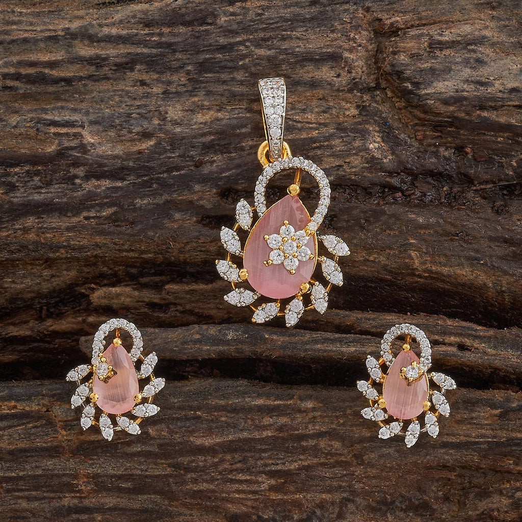 Zircon Pendant Set Zircon Pendant Earring 181546