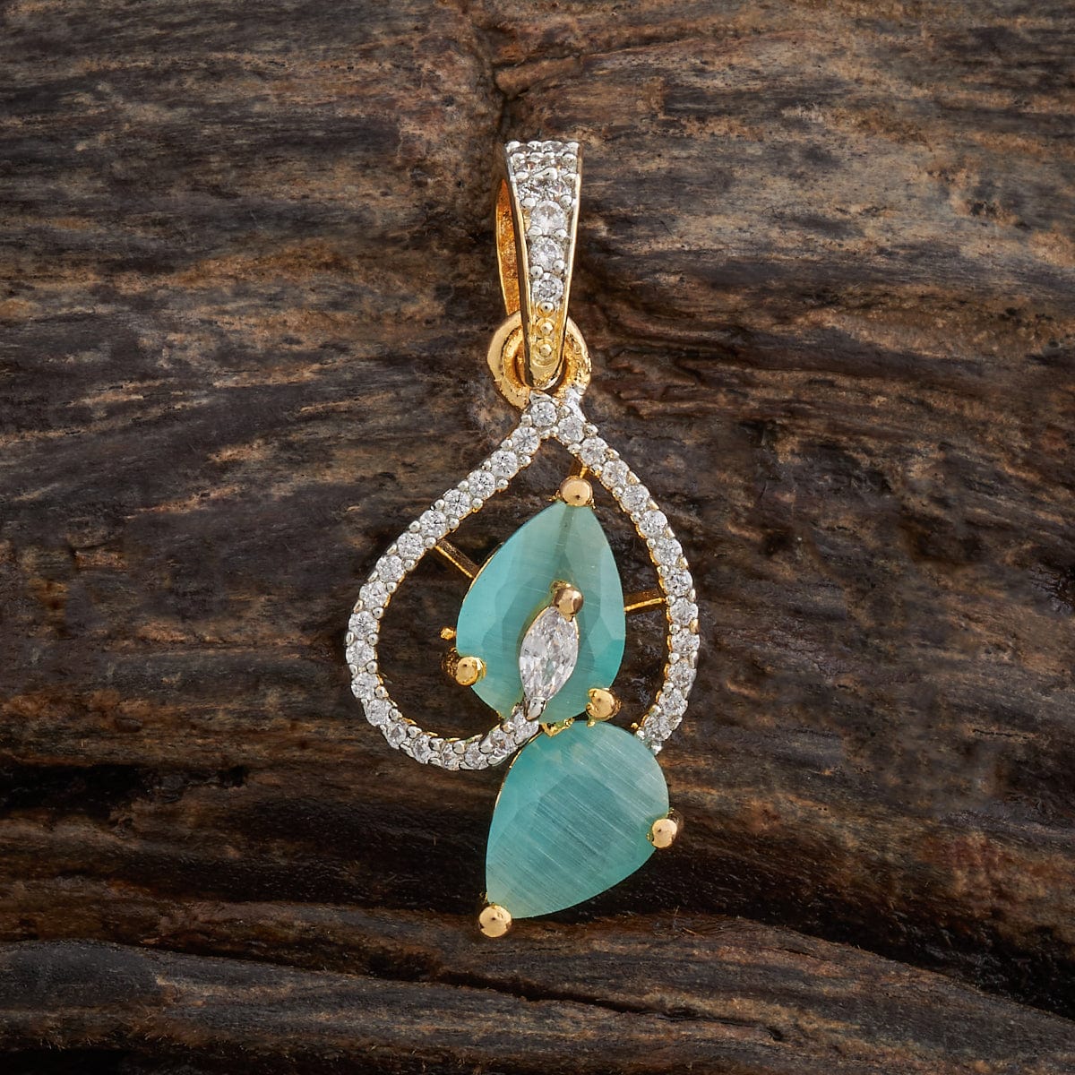 Zircon Pendant Set Zircon Pendant Earring 181547