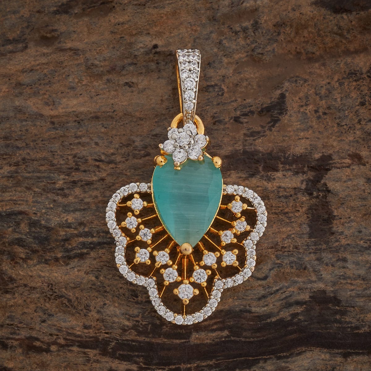 Zircon Pendant Set Zircon Pendant Earring 181548