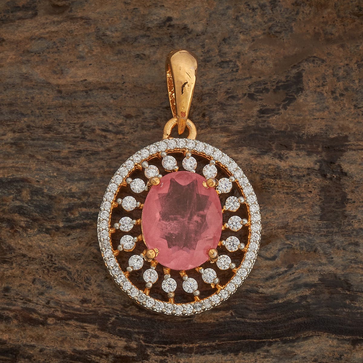 Zircon Pendant Set Zircon Pendant Earring 182055