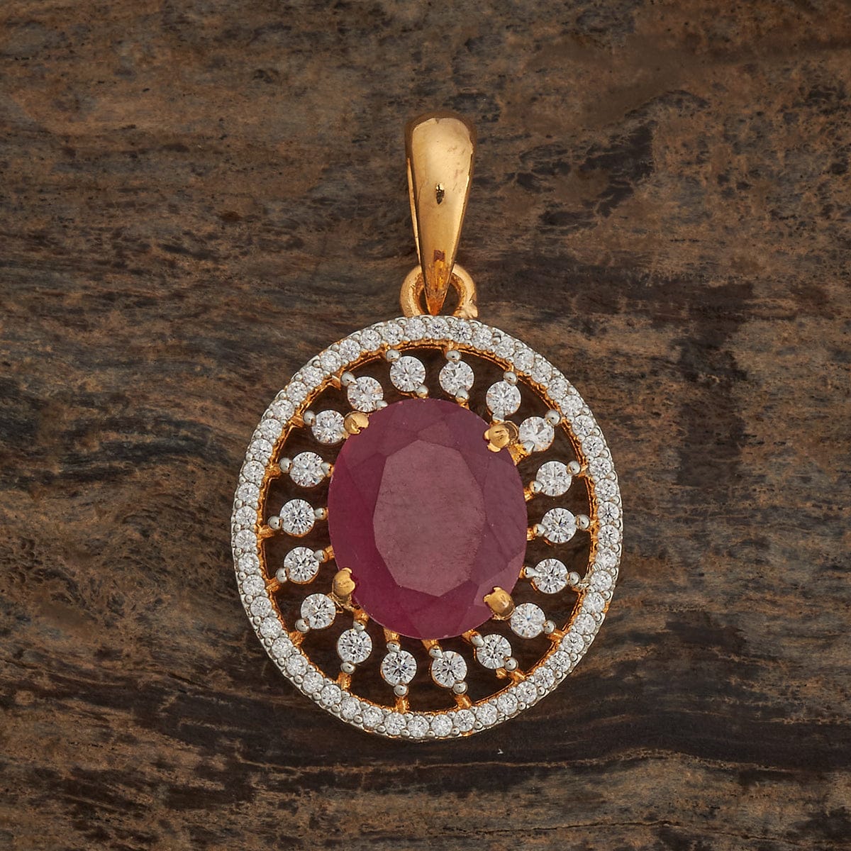 Zircon Pendant Set Zircon Pendant Earring 182055