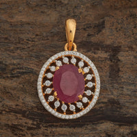 Zircon Pendant Set Zircon Pendant Earring 182055